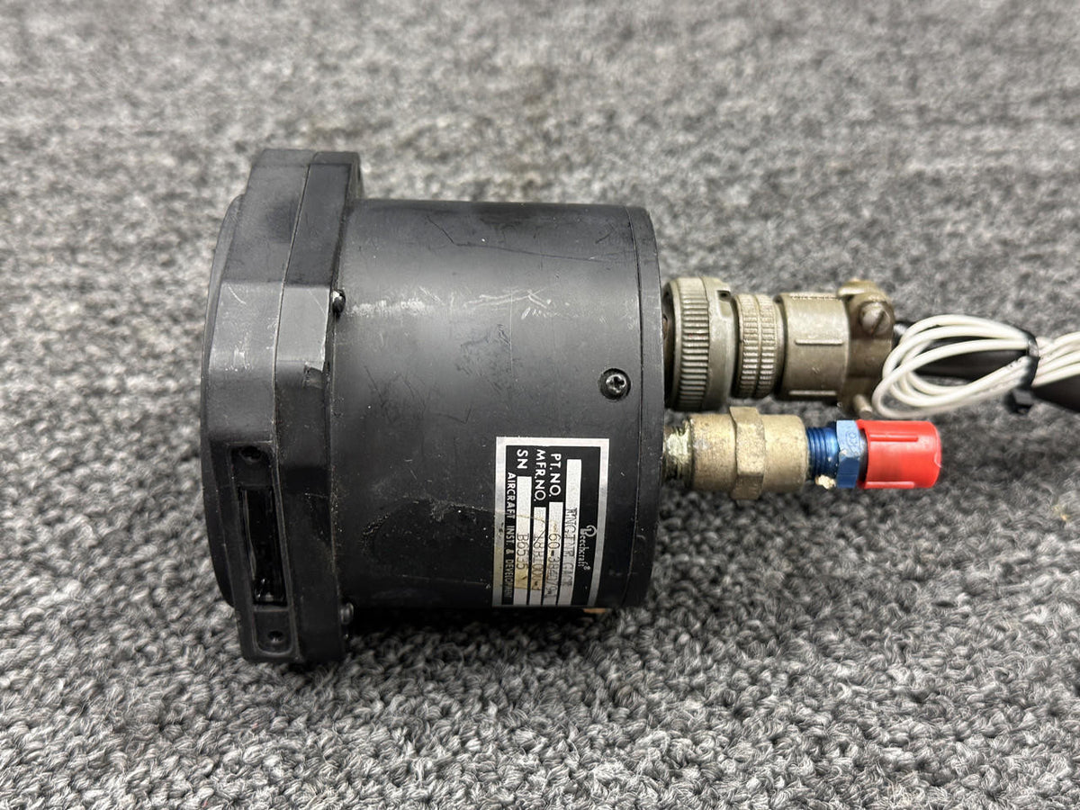 Aircraft Instruments 18B1000-3 (Alt: 60-384079-1) Aircraft Instrument Tri-Engine Indicator with Probe