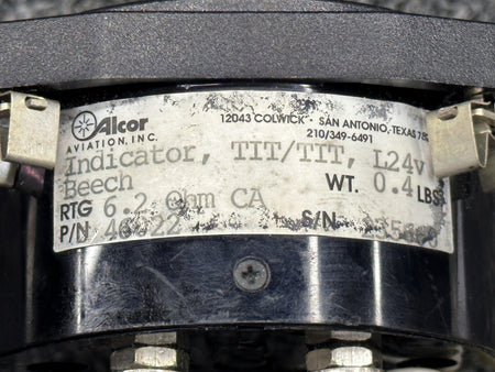 Alcor 46022, 86160 Alcor TIT Indicator with Probe (Lighted) (24V)