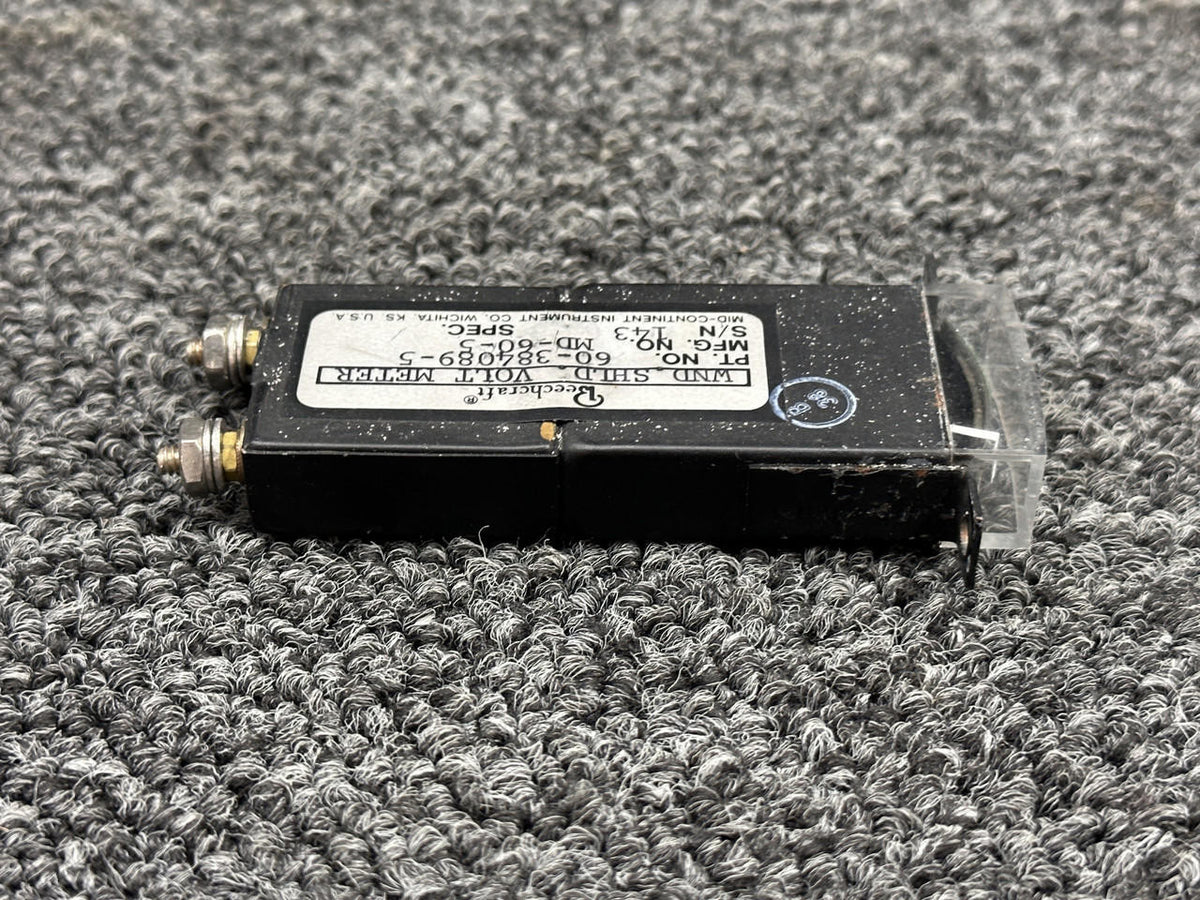 Mid-Continent MD-60-5 (Alt: 60-384089-5) Mid-Continent Windshield Voltmeter Indicator
