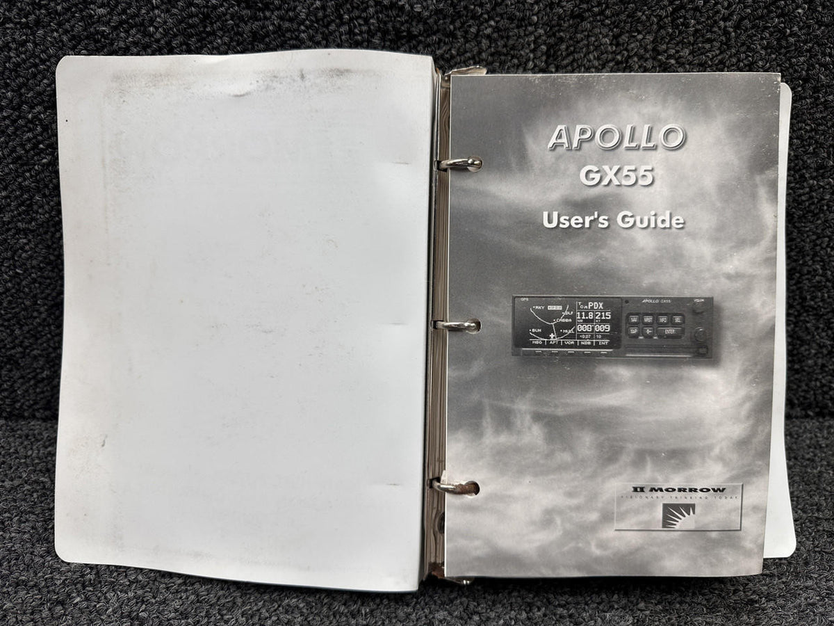 Morrow / Apollo 1997 II Morrow, Apollo GX-55 User’s Guide