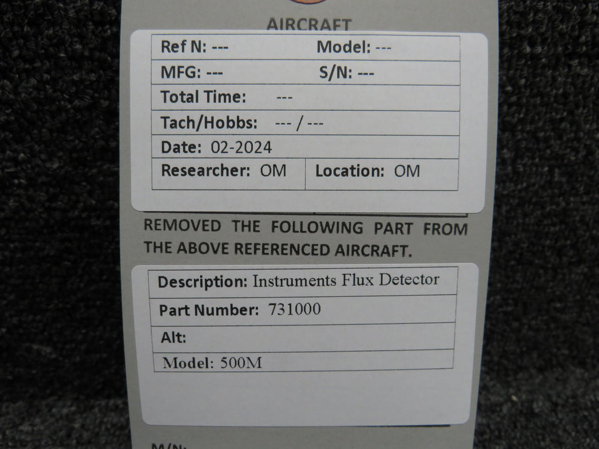 Instruments Inc 731000 Instruments 500M Flux Detector