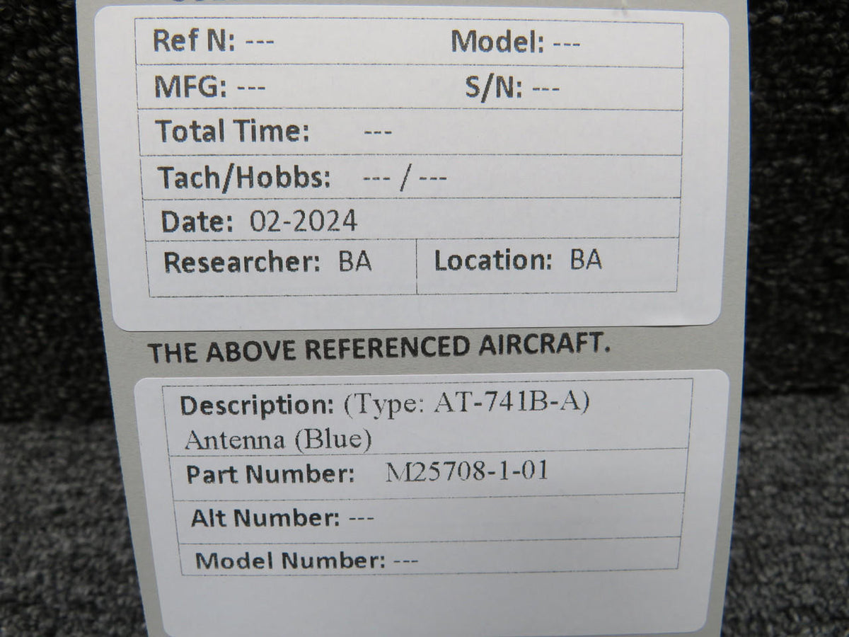 Does Not Apply M25708-1-01 Antenna AT-741B-A (Blue)