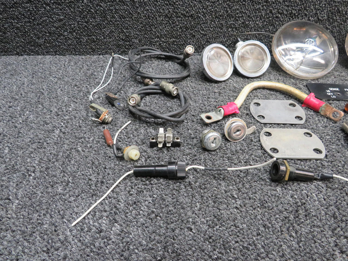 Cessna Aircraft Parts Cessna 182N Goodie Bag (Bulbs, Panels, Coaxials, Indicator Lights, etc)