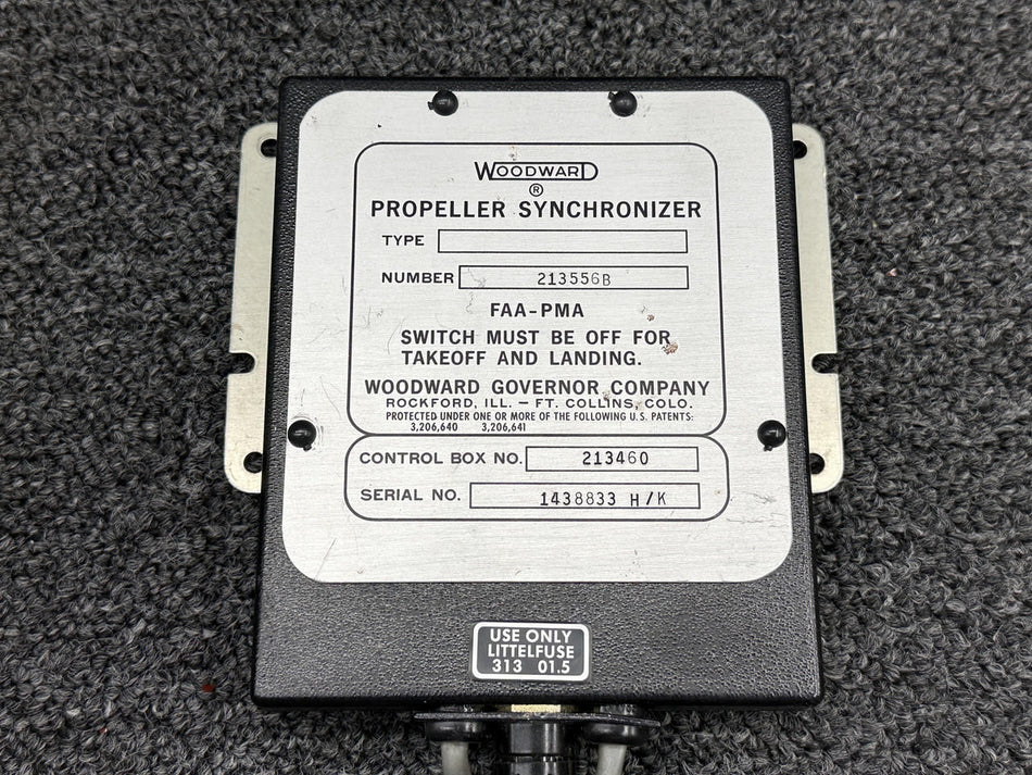Woodward 213556B, 213460 Woodward Propeller Synchronizer Assembly
