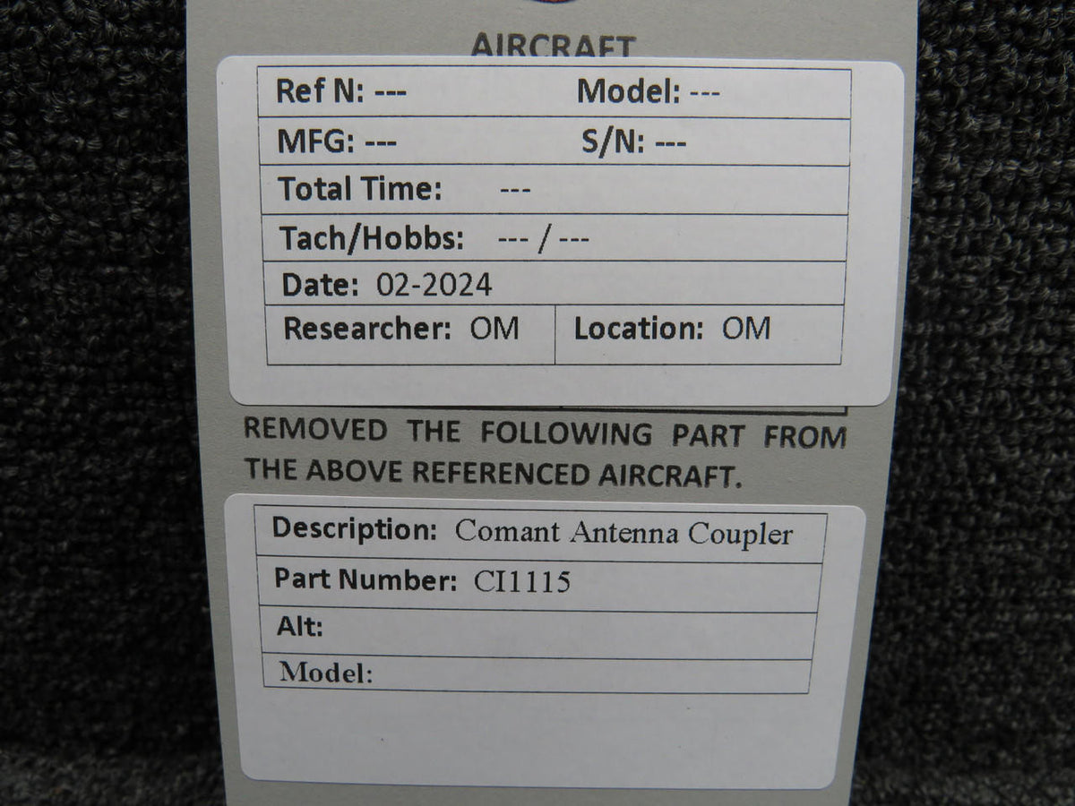 Comant Industries CI1115 Comant Antenna Coupler
