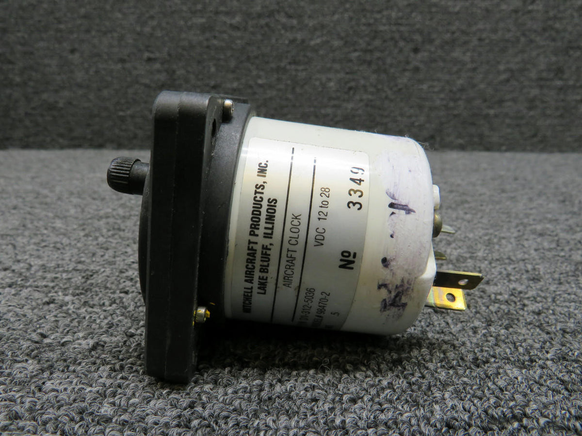 Mitchell D1-312-5036 Mitchell 98470-2 Aircraft Clock (12-28V)
