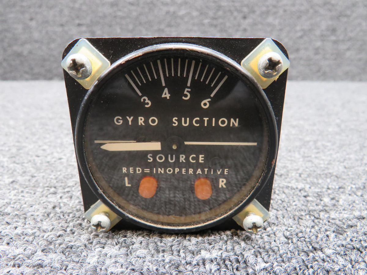 Airborne 1G5-4 Airborne Gyro Suction Indicator (Bent and Cracked Inlet) (Core)