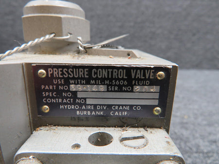Hydro-Aire 39-149 Hydro-Aire Pressure Control Valve with Electro-Hydraulic Servo Valve