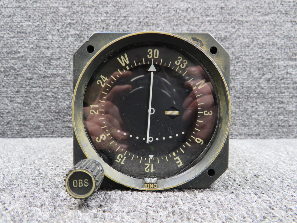 King Radio 066-3056-00 King Radio KI-208 VOR-LOC Converter Indicator (Minus Connector)