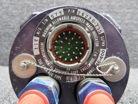 Intercontinental Dynamics Corp. 26320-735 Intercontinental Dynamics Max Allowable Airspeed Mach Indicator (Grey)