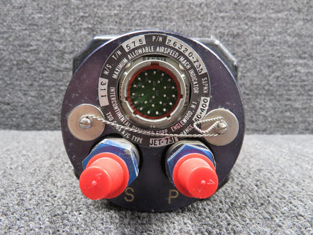 Intercontinental Dynamics Corp. 26320-735 Intercontinental Dynamics Max Allowable Airspeed Mach Indicator (Grey)