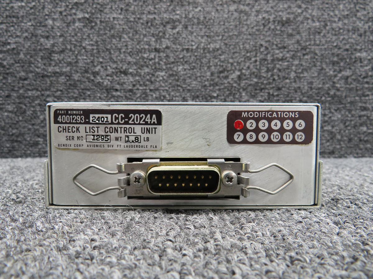 Bendix 4001293-2401 Bendix CC-2024A Check List Control Unit