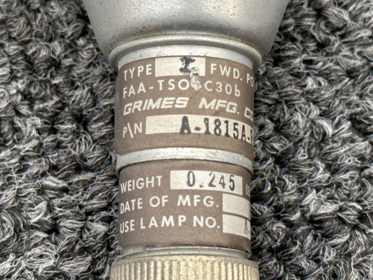 Grimes A-1815A-R-7512 Grimes Wing Position Light Base Assembly LH