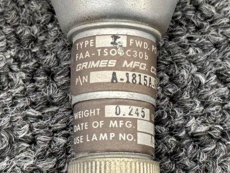 Grimes A-1815A-R-7512 Grimes Wing Position Light Base Assembly LH