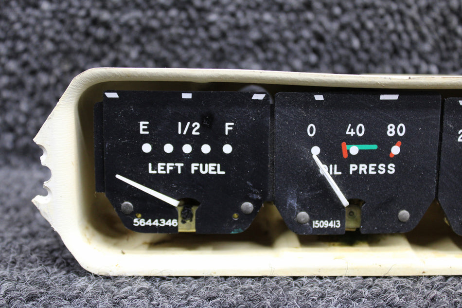 35-324401-5 Beechcraft 35-B33 Instrument Gauge Cluster (Volts: 12)