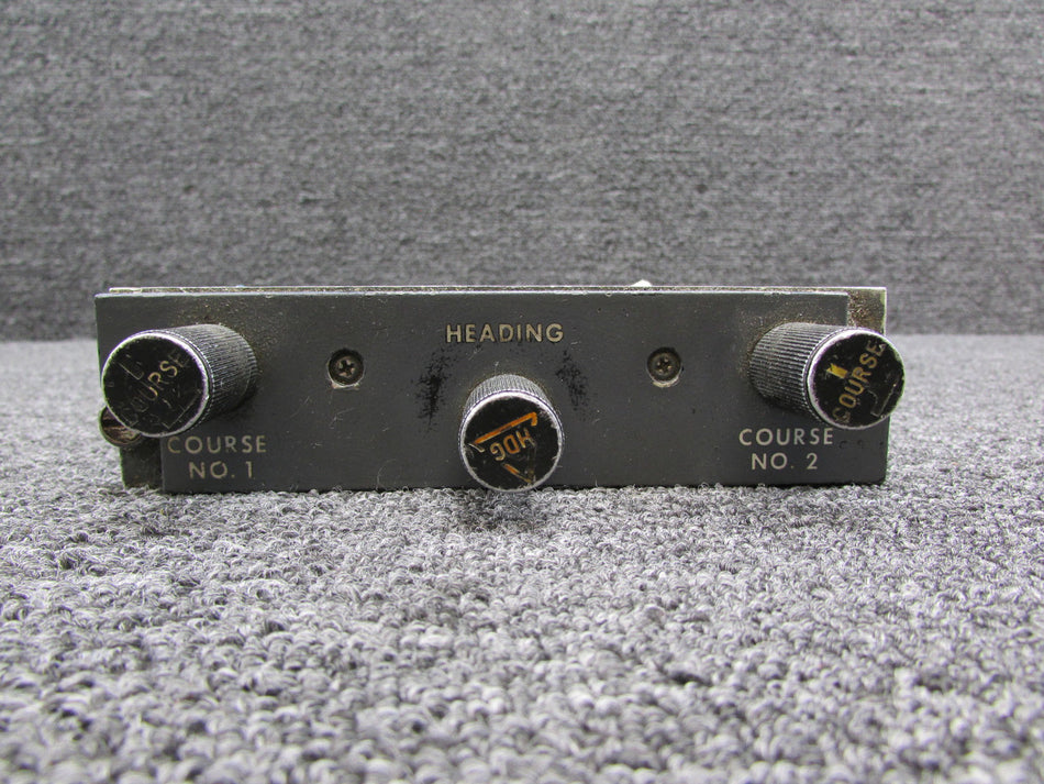 622-0142-002 Collins 614E-22D Remote Selector (Worn Face and Knobs)