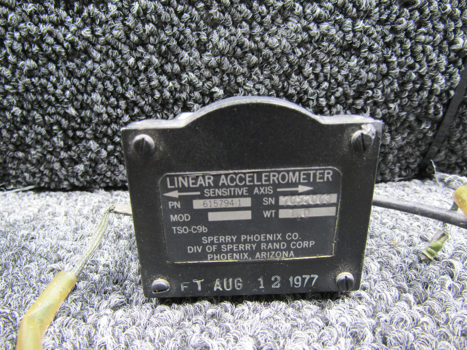 615794-1 Sperry Linear Accelerometer