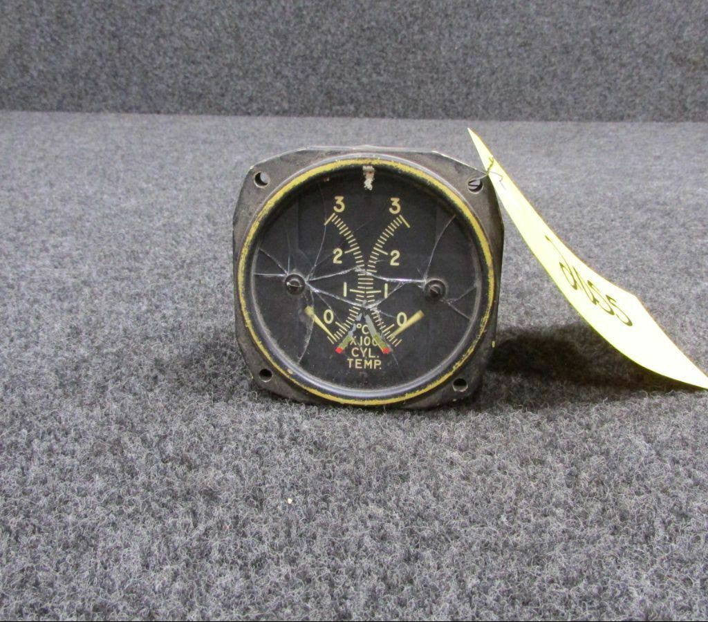 76B502A Lewis Dual Cylinder Temperature Indicator (CORE) BAS Part Sales | Airplane Parts