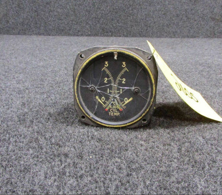 76B502A Lewis Dual Cylinder Temperature Indicator (CORE) BAS Part Sales | Airplane Parts
