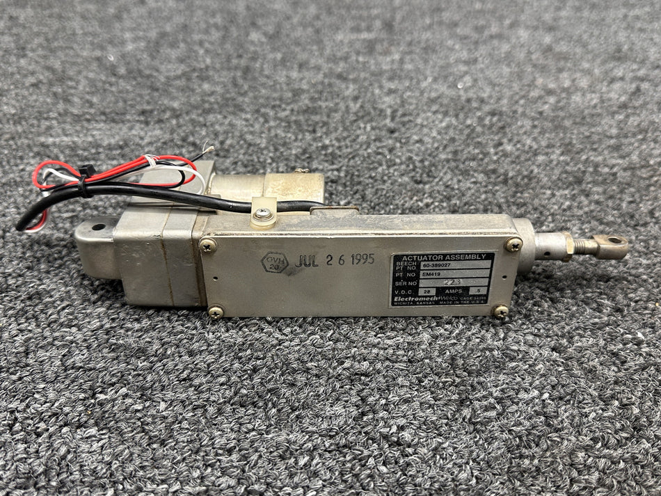 EM419 (Alt: 60-389027) Electro-Mech Actuator Assembly (28V)