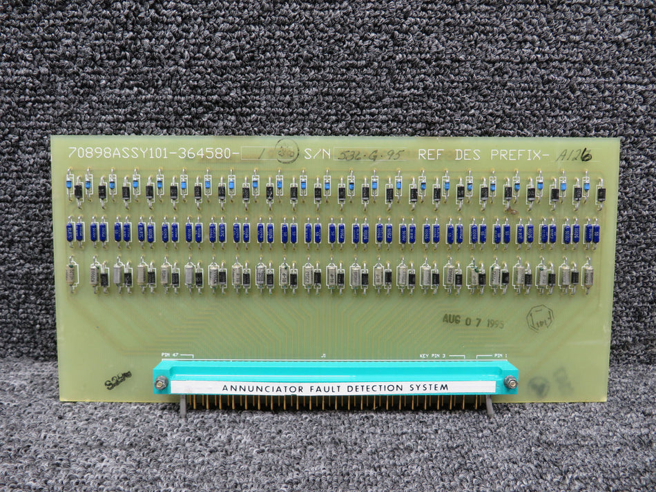 101-364580-1 (Alt: 70898) Annunciator Fault Detection System PC Board