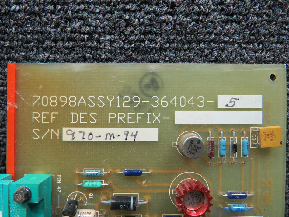 129-364043-5 Brake De-Ice Assembly PC Board