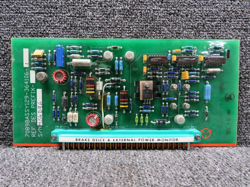 129-364106-1 Brake De-Ice and External Power Monitor PC Board