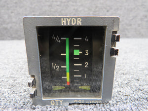 5502-360-8 Brion Leroux Hyd Quantity-Pressure Indicator w Mods (Chipped Face)