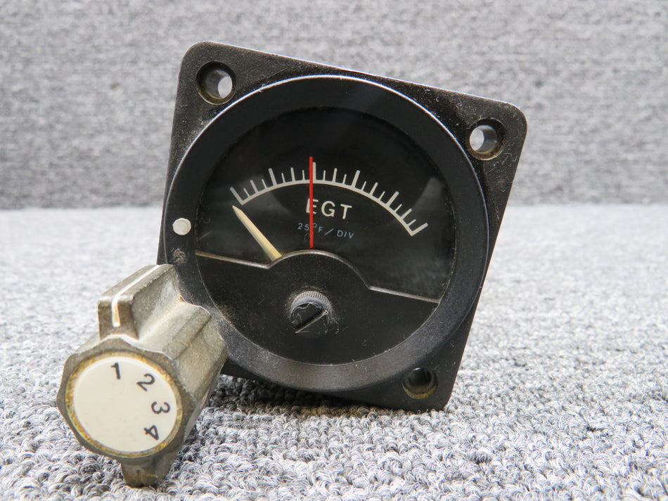 Alcor Exhaust Gas Temperature Indicator with Knob Connection