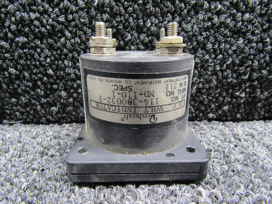 MD-110-1 (Alt: 114-380032-1) Mid-Continent DC Volt Indicator