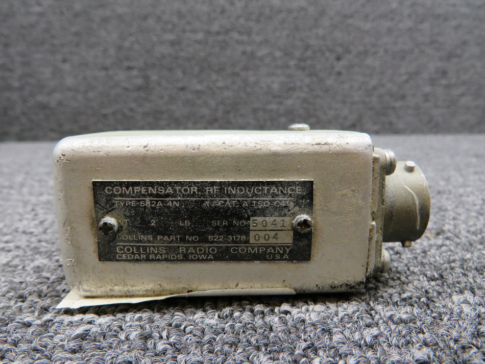 522-3178-004 Collins 582A-4N RF Inductance Compensator