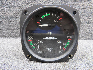 RCA272-04 AID-RC Allen PSI, Cylinder, and Oil Temperature Indicator (Core)