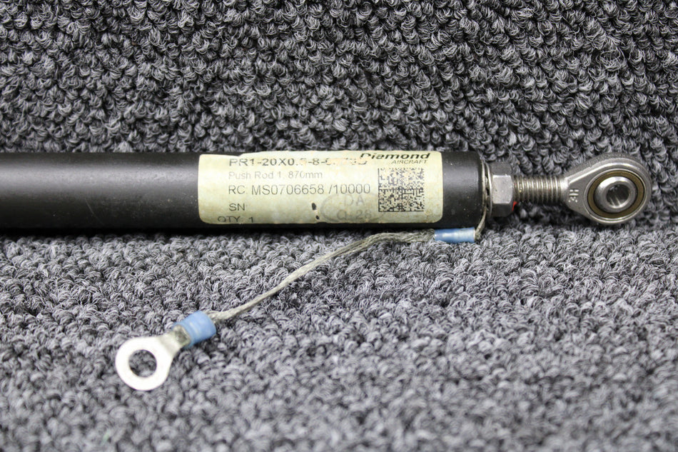 PR1-20X0.5-8-0870-D Diamond DA40-180 Aileron Control Rod LH (Length: 34.25”)