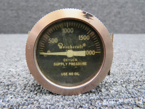 800322 Beechcraft Oxygen Supply Gauge with Connector