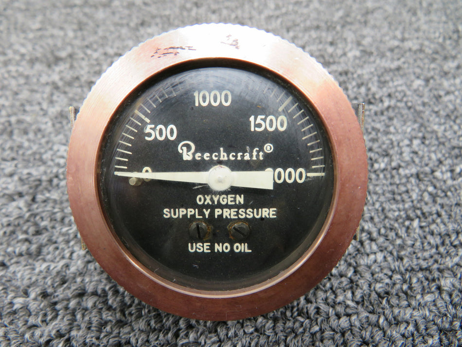 800323 Beechcraft Oxygen Supply Pressure Indicator Gauge