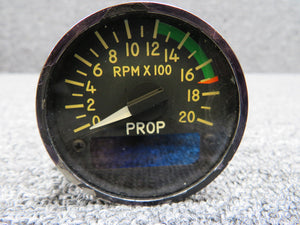224-917-012 Gull Airborne Propeller Tachometer Indicator (Brown-Faded) (28V)