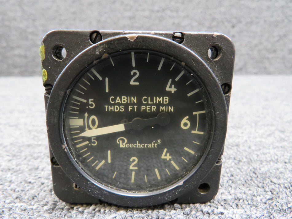 35060-0116 (Alt: 50-380045) Aerosonic Cabin Rate of Climb Indicator (Black)