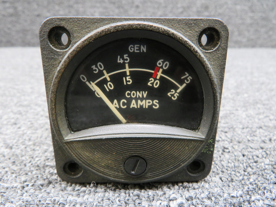 8AW43AAA241 (Alt: 3883035-505) General Electric Ammeter Indicator