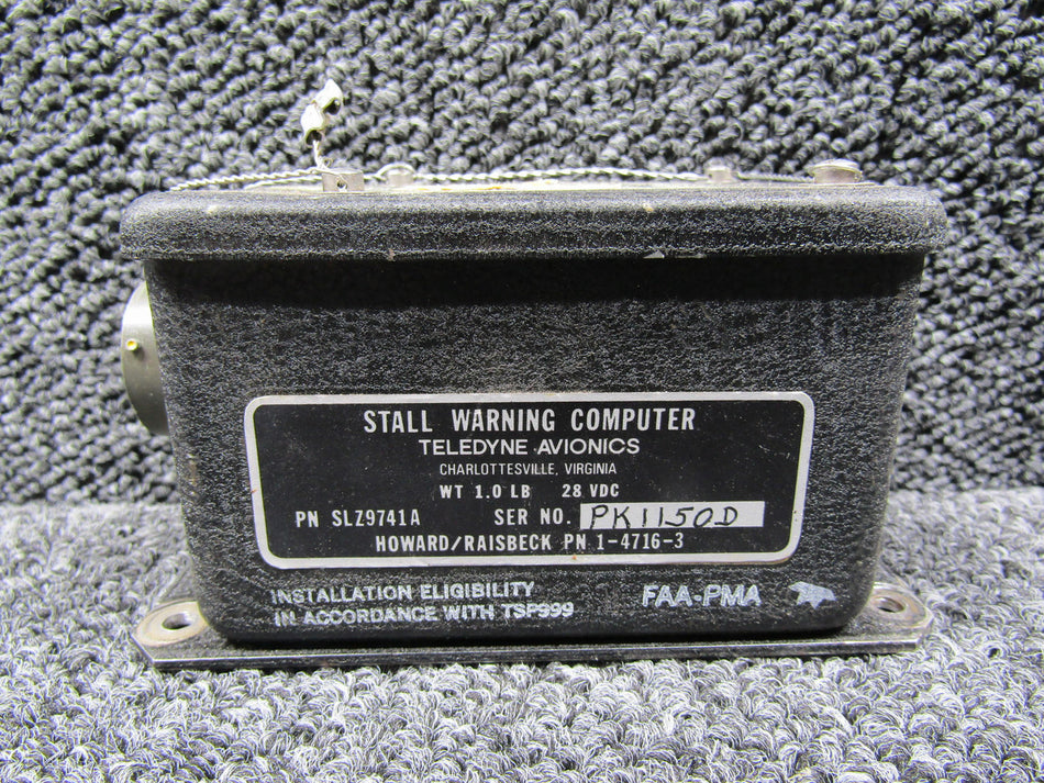 SLZ9741A Teledyne Avionics Stall Warning Computer