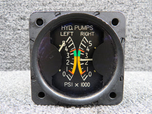 64836-204-1 Jaeger Dual Hydraulic Pump Pressure Gauge Indicator