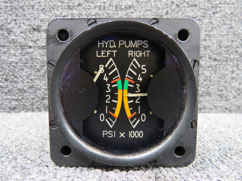 64836-204-1 Jaeger Dual Hydraulic Pump Pressure Gauge Indicator