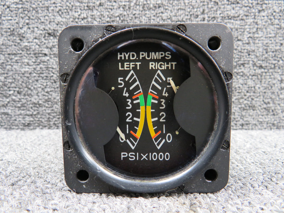 110P2-831-10-90-08 Embraer Dual Hydraulic Pump Pressure Gauge Indicator