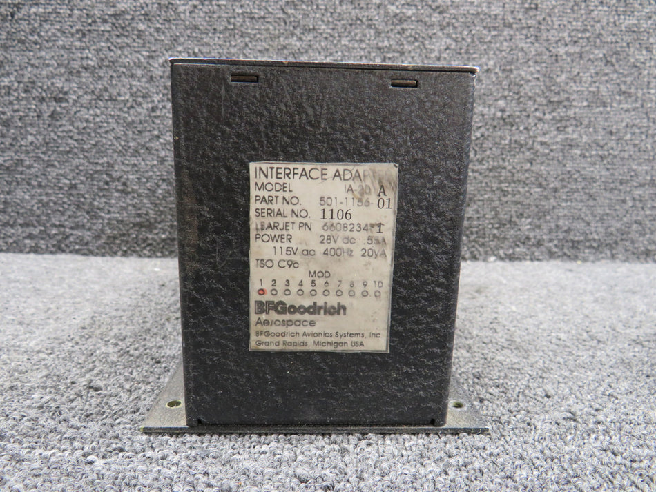 501-1156-01 BF Goodrich 1A-20A Interface Adaptor with Modifications (28V)