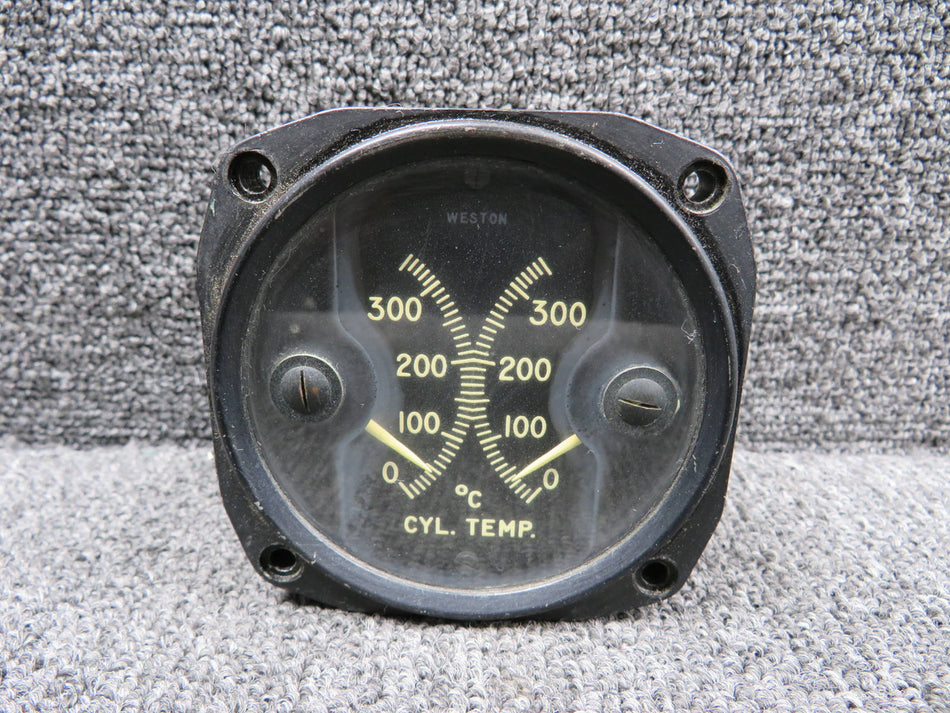 827 Weston Type 5Y1 Dual Cylinder Head Temperature Indicator