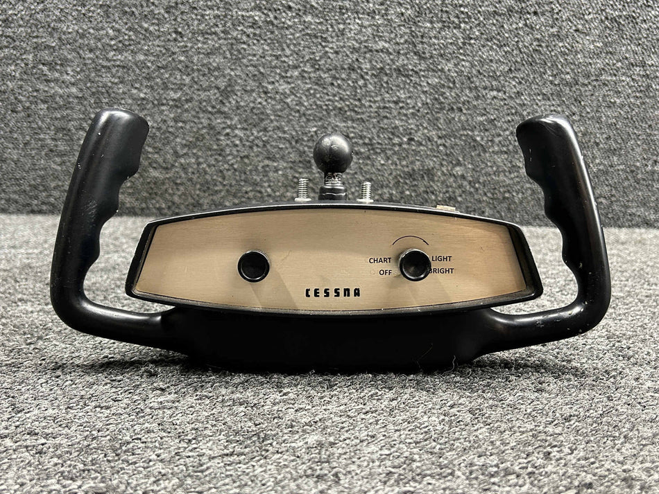 0861323-4 Cessna 310I Co-Pilot Control Wheel w Switches (L: 17-7/8") (D: 1.245")