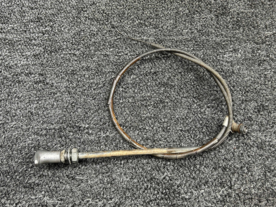 0513142-12 Cessna 310I Fuel Strainer Drain Cable Assembly (L: 32-1/4”)