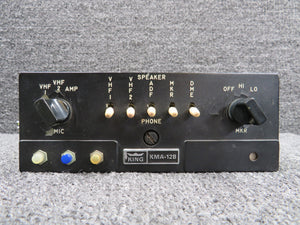 069-1012-00 King Radio KMA-12B Marker Beacon Receiver with Broken Face