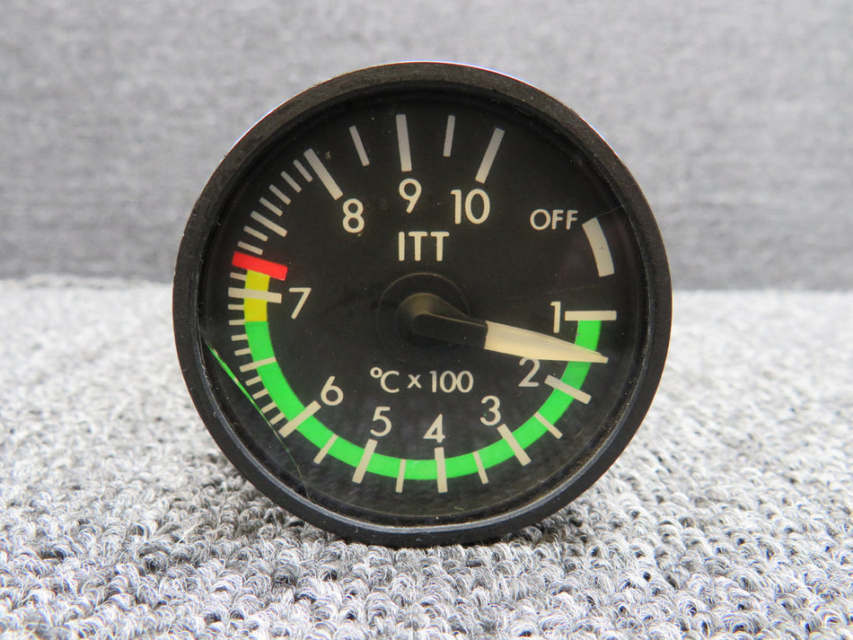 SEL-0C19DH (Alt: 45AS86822-5) Ametek Turbine Temp Indicator (Cracked Glass)