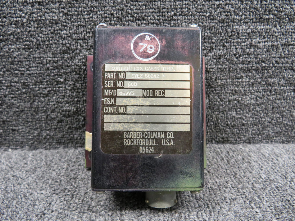 SYLZ-50242 Barber Colman Cabin Temperature Control Box