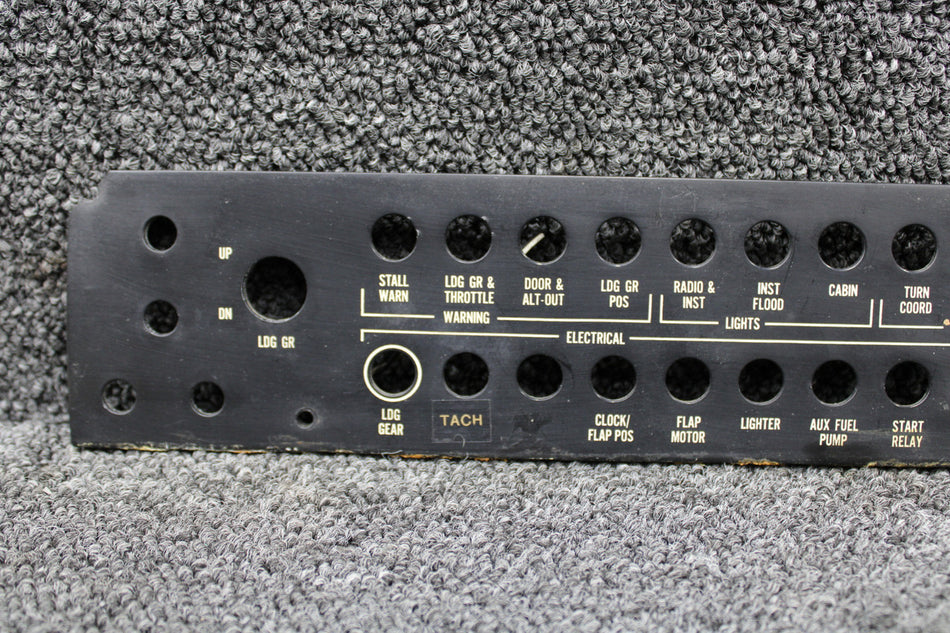 36-380019-33 Beechcraft A36 Astronics Luminescent Circuit Breaker Panel RH